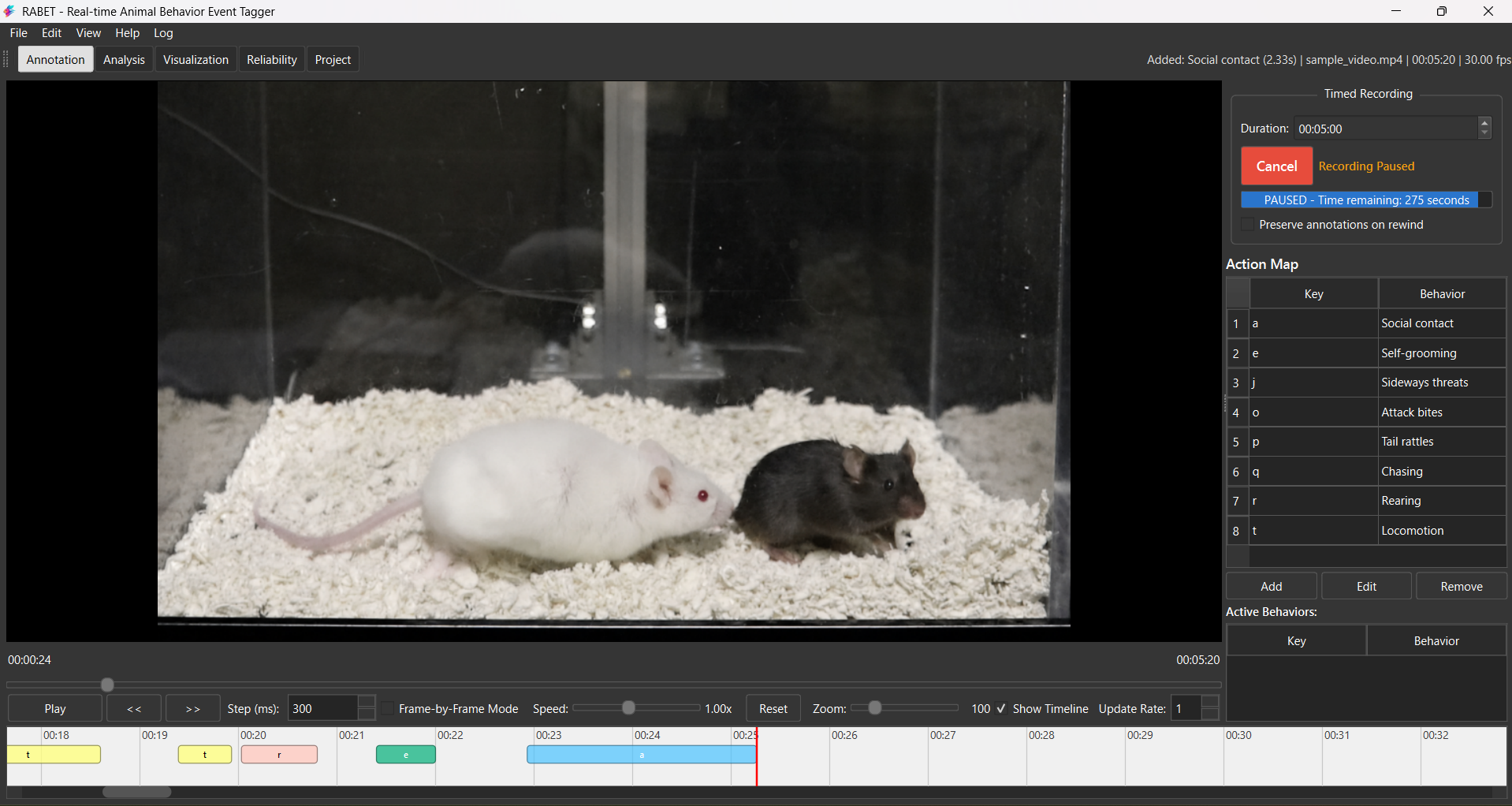 RABET Annotation view